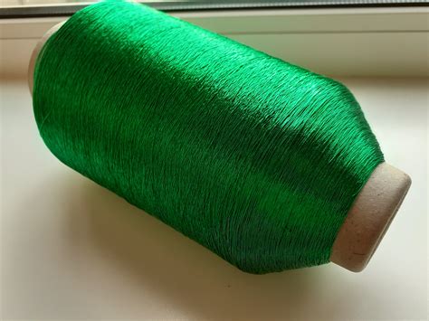 Green Metallic Yarn 500g Green Metallized Yarn Glitter Yarn | Etsy