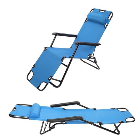 Folding Camping Reclining Chairs,Portable Chair, Lounge Chairs, Patio Outdoor Pool Beach Lawn ...