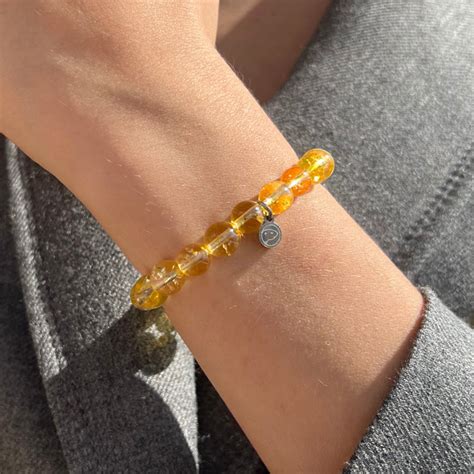 Citrine Bracelet (Grade AAA, 8mm) | Otter Spirit | Natural Gemstones