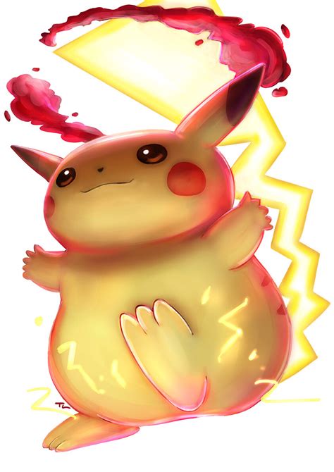 ArtStation - Pokemon - Gigantamax Pikachu