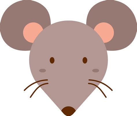 rat face, cartoon animal 20647472 PNG