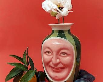 VISOVASO GALLO Handmade Decorated Ceramic Vase Artwork - Etsy