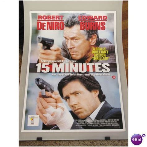 15 Minutes - Robert De Niro DeNiro Edward Burns Original Movie Film ...