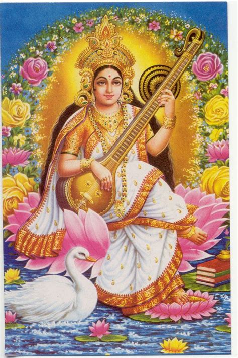 Sarasvati | Saraswati goddess, Saraswati devi, Hindu gods