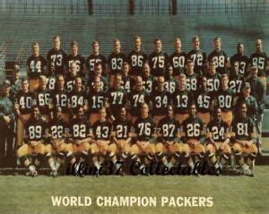 1967 GREEN BAY PACKERS NFL FOOTBALL TEAM 8X10 PHOTO SUPER BOWL CHAMPS ...