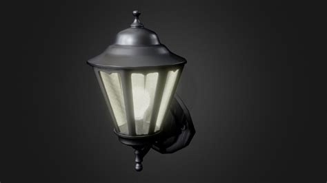 Wall Lamp - Download Free 3D model by bryanthealy [2594d37] - Sketchfab