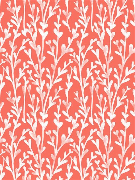 Orange Leafs Pattern | Pattern art, Surface pattern design, Prints