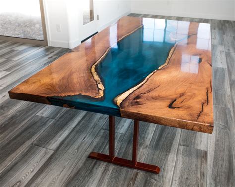 epoxy resin and wood river table price - MariannataroMcbride