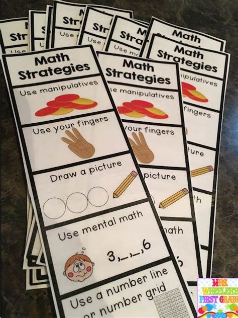 Math Strategies | Mrs. Wheeler's First Grade Tidbits | Bloglovin’