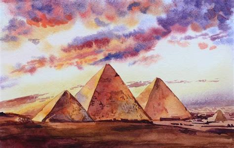 Pyramid Painting by Prashant Bhor | Saatchi Art