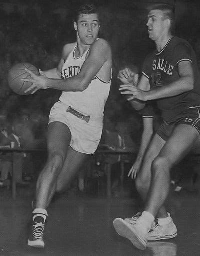 Cliff Hagan drives against a LaSalle defender in the 1953 UKIT. Kentucky won over 16th Ranked ...