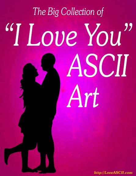 7 I Love You ASCII Art ideas | ascii art, ascii, i love you pictures