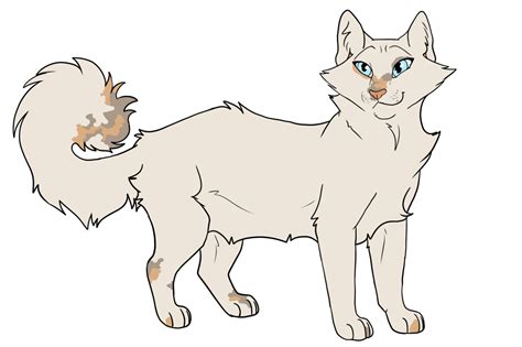 A full-body version of my Frostfur design from the little comic! She’s a pointed dilute tortie ...