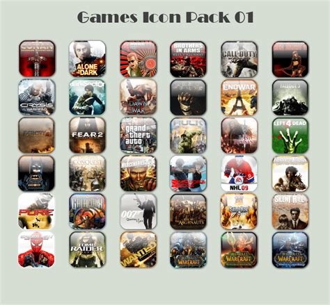 Games Icon Pack 01 by hellspardon on DeviantArt