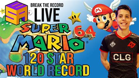 UNBELIEVABLE Super Mario 64 120 star Speedrun former world record set at LIVE event by Cheese ...