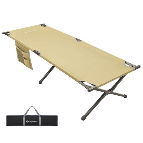 Buy Kingcamp Camping Cot Portable ing Cot for Adults Heavy Duty 81"x 30" Oversized Camp Cots ...