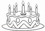 20  Free Printable Birthday Cake Coloring Pages EverFreeColoringcom sketch template