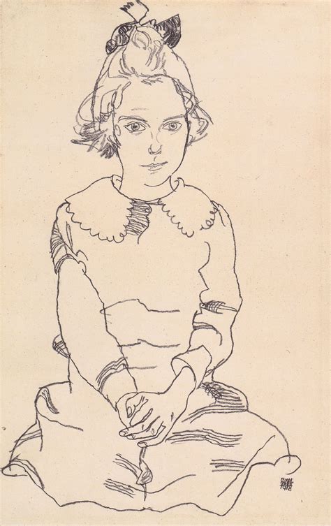 Egon Schiele - Bildnis Maria Steiner, 1918 - Female portraits by Egon Schiele - Wikimedia ...