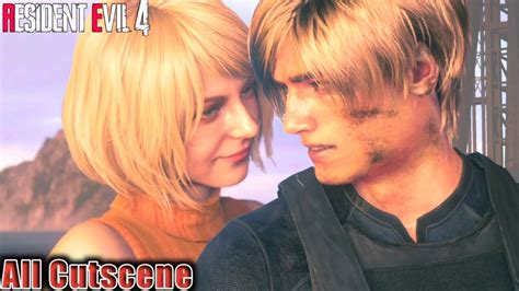 All Leon and Ashley Cutscenes in Japan Dub - Resident Evil 4 Remake - YouTube