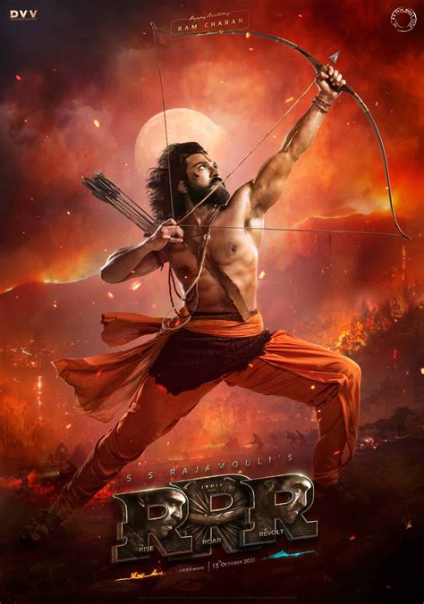 RRR New Poster: Ram Charan's Bravery