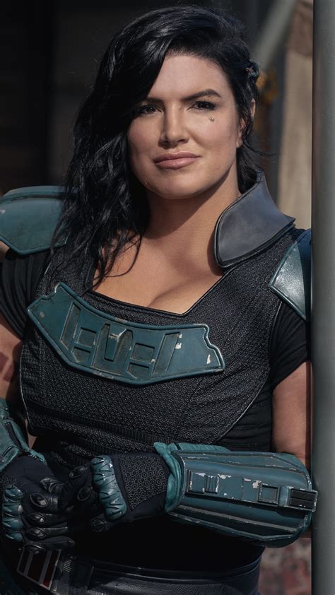 1440x2560 Resolution Gina Carano as Cara Dune in Mandalorian Samsung Galaxy S6,S7,Google Pixel ...