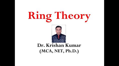 15. Ring theory | Discrete Mathematics - YouTube