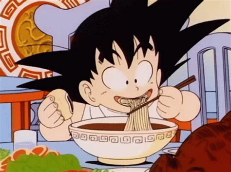 Anime Food Eating Gohan GIF | GIFDB.com