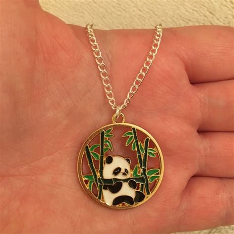 Panda Necklace - Etsy