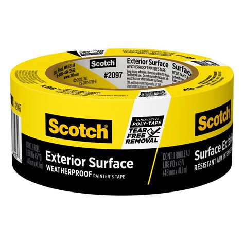 3M ScotchBlue 1.88 in. x 45 yds. Exterior Surfaces Painter's Tape-2097-48EC - The Home Depot