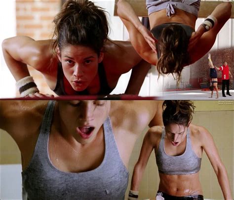 Pin by Arthur Gaeta on missy peregrym | Missy, Sports bra, Abs