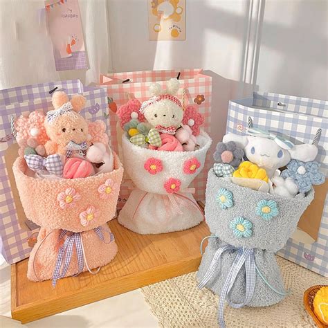 Kawaii Plush Bouquet Gift Cinnamoroll | Rainbow Cabin