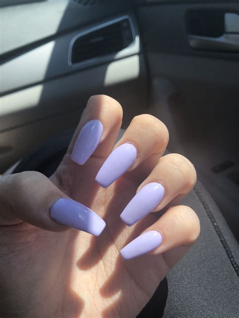 Pastel Purple Nails