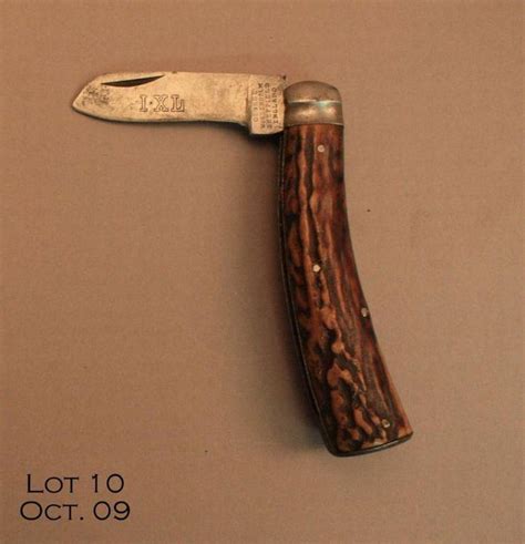 Antique IXL folding knife by George Wostenholm, Sheffield, England, and so marked, approx. 5” over