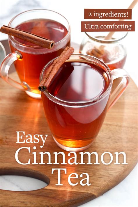 Cinnamon tea is an easy warm drink made with antioxidant-rich cinnamon ...