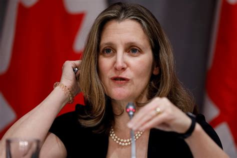 Former Journalist Chrystia Freeland Becomes Canada's First Female ...