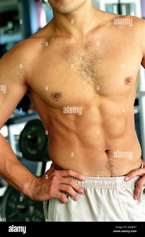 Fit toned male body Stock Photo - Alamy