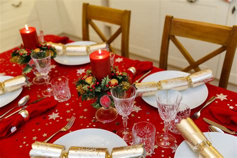 Christmas Dinner Table Free Stock Photo - Public Domain Pictures