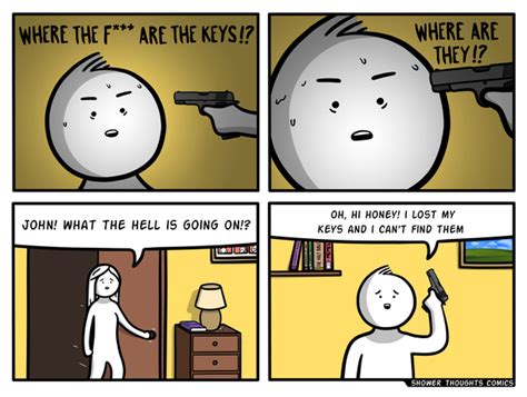 Lost keys - Meme Guy