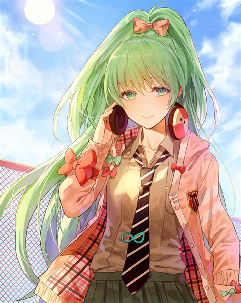 Update more than 74 anime girl with green hair - in.cdgdbentre