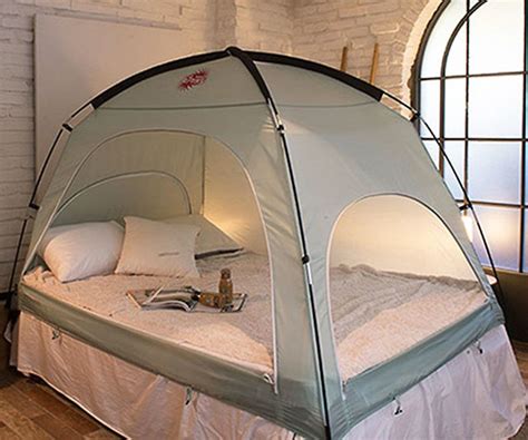 DDASUMI Warm Tent For Double Bed Without Floor (Mint) - Blocking Cold ...