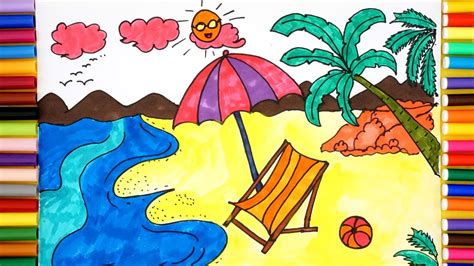 Summer Drawing For Kids at PaintingValley.com | Explore collection of ...