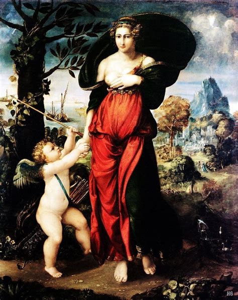 Venus and Cupid. 1540. Battista Dossi. Italian. 1490-1548. oil on canvas | Philadelphia museum ...