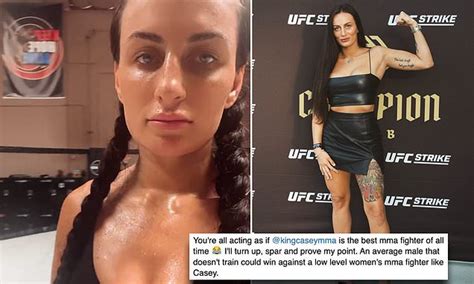 Glamorous Australian UFC star Casey O'Neill challenges troll to MMA fight