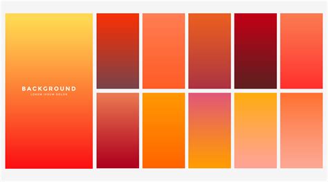 Yellow To Red Gradient Color Scheme Orange Schemecolorcom