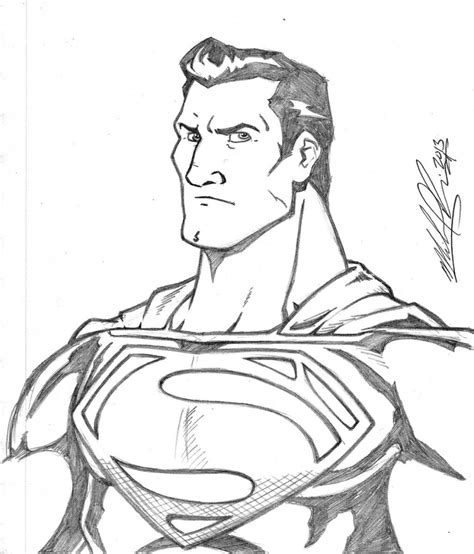 Superman Drawing Easy at GetDrawings | Free download