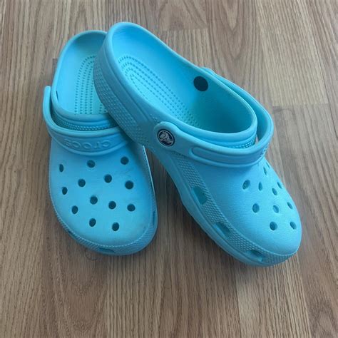 Blue Crocs 8 in womens 6 in men’s - Depop