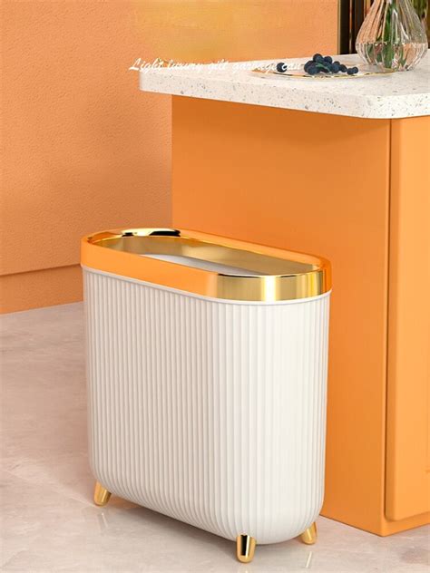 Tin Toilet Gold Foot Storage Bucket | Toilet Paper Storage Gold ...
