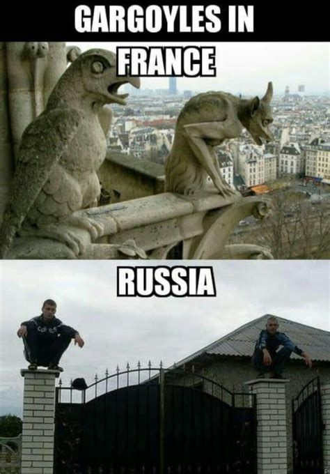 Slav gargoyles - Funny | Really funny memes, Funny pictures, Funny relatable memes