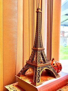 Night of the Eiffel Tower | Modern Wooden Puzzle w/ LED Lights in 2024
