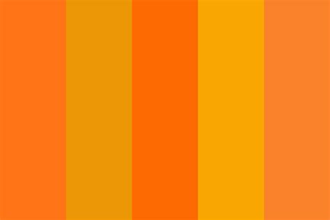 Oranger Color Palette